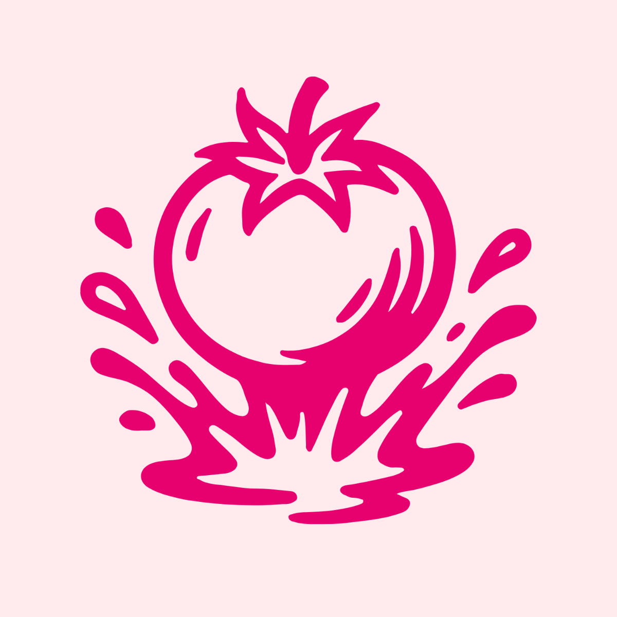 Free Pink La Tomatina Logo Template to Edit Online