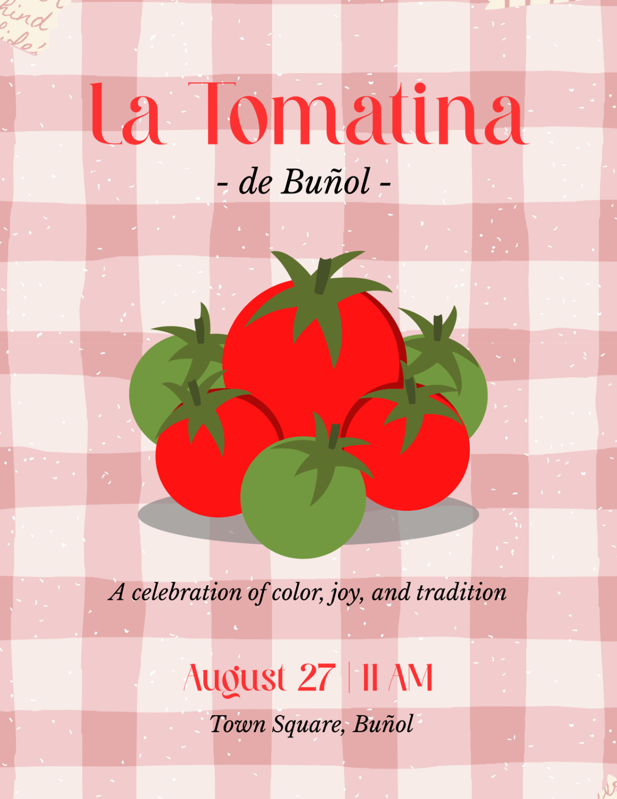 Aesthetic La Tomatina de Buñol