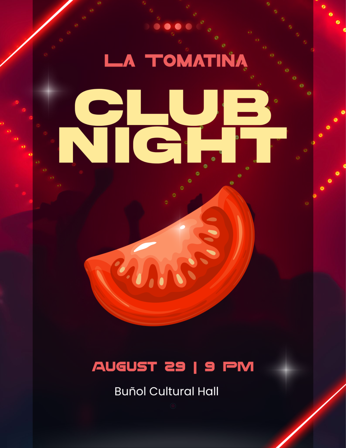 Free La Tomatina Club Design Template to Edit Online