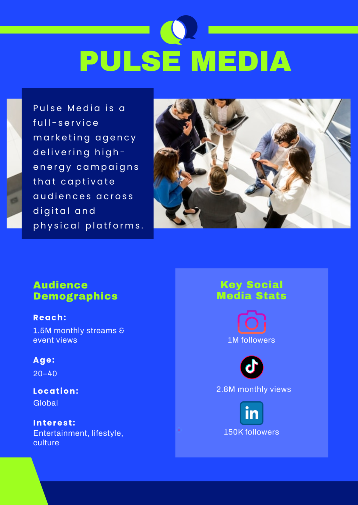 Free Vibrant Press Kit Template to Edit Online