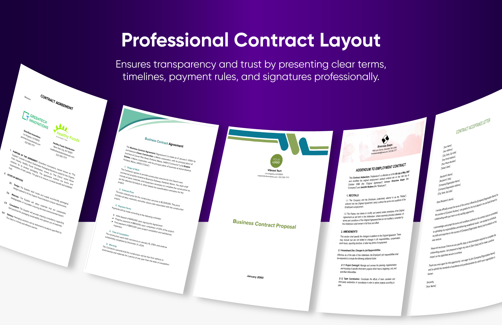 50+ Ready-to-Use Contract Template Bundle