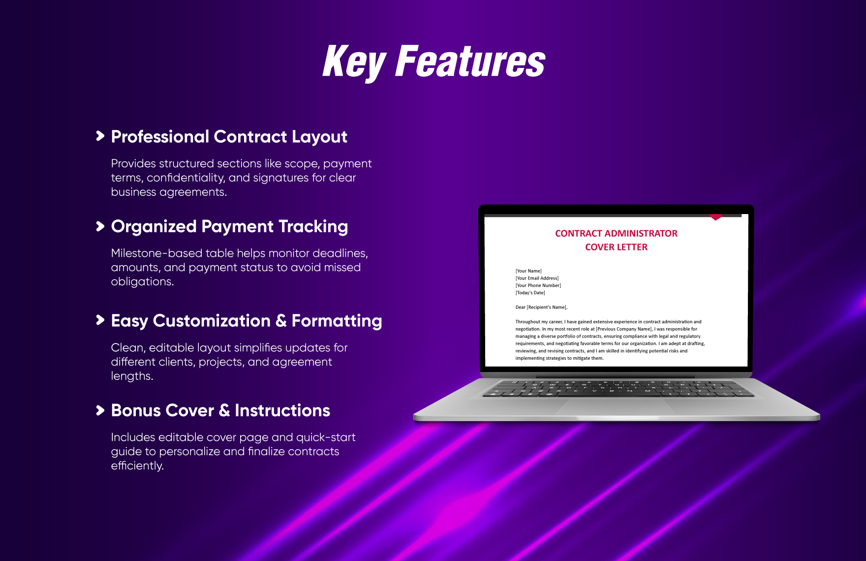 50+ Ready-to-Use Contract Template Bundle