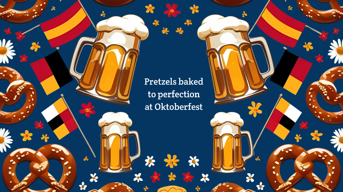 Free Oktoberfest Pretzels Background Template to Edit Online