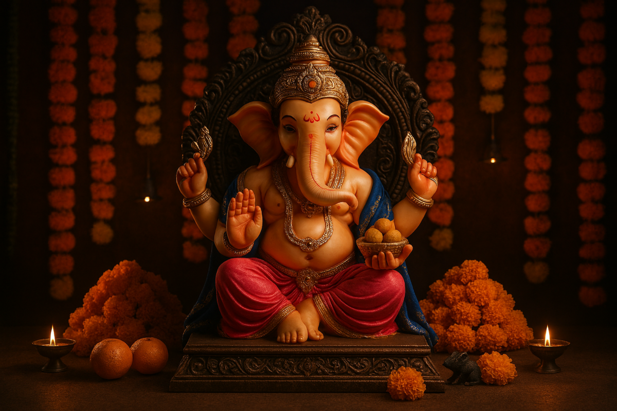 Free Creative Ganesh Chaturthi Photo Template to Edit Online Free Creative Ganesh Chaturthi Photo Template to Edit Online
