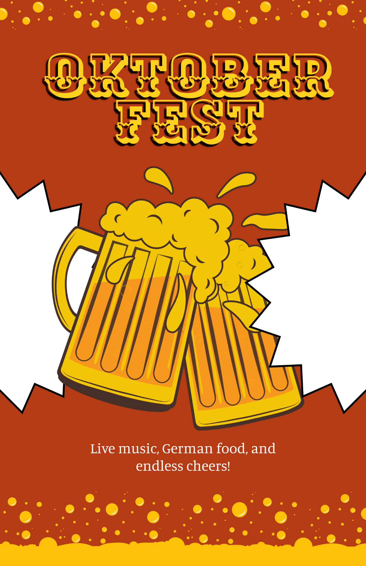 Free Oktoberfest Poster Background Template to Edit Online