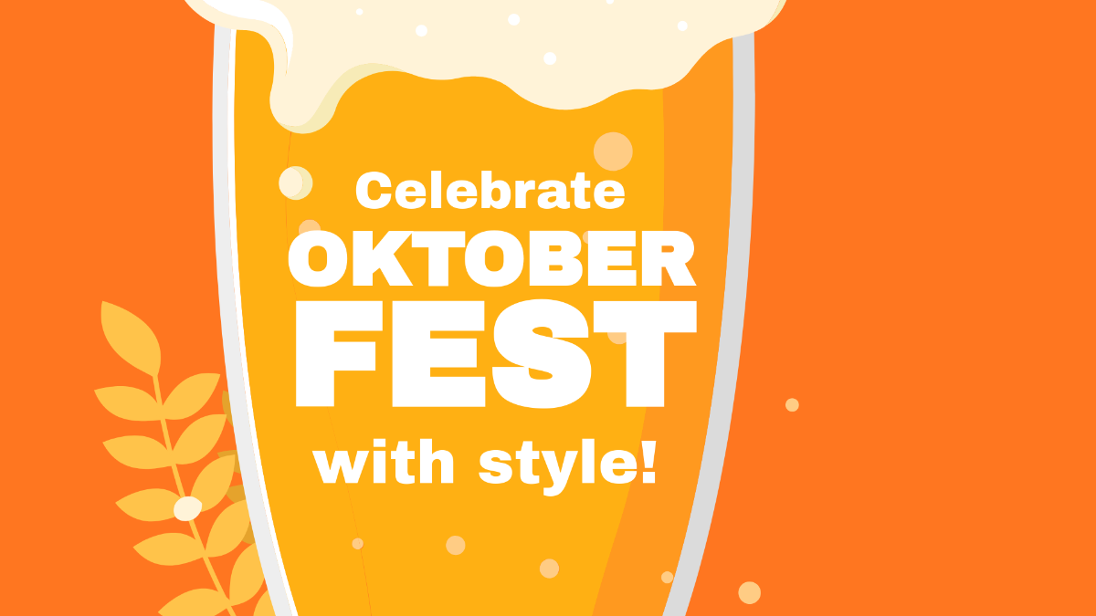 Free Oktoberfest Calligraphy Background Template to Edit Online