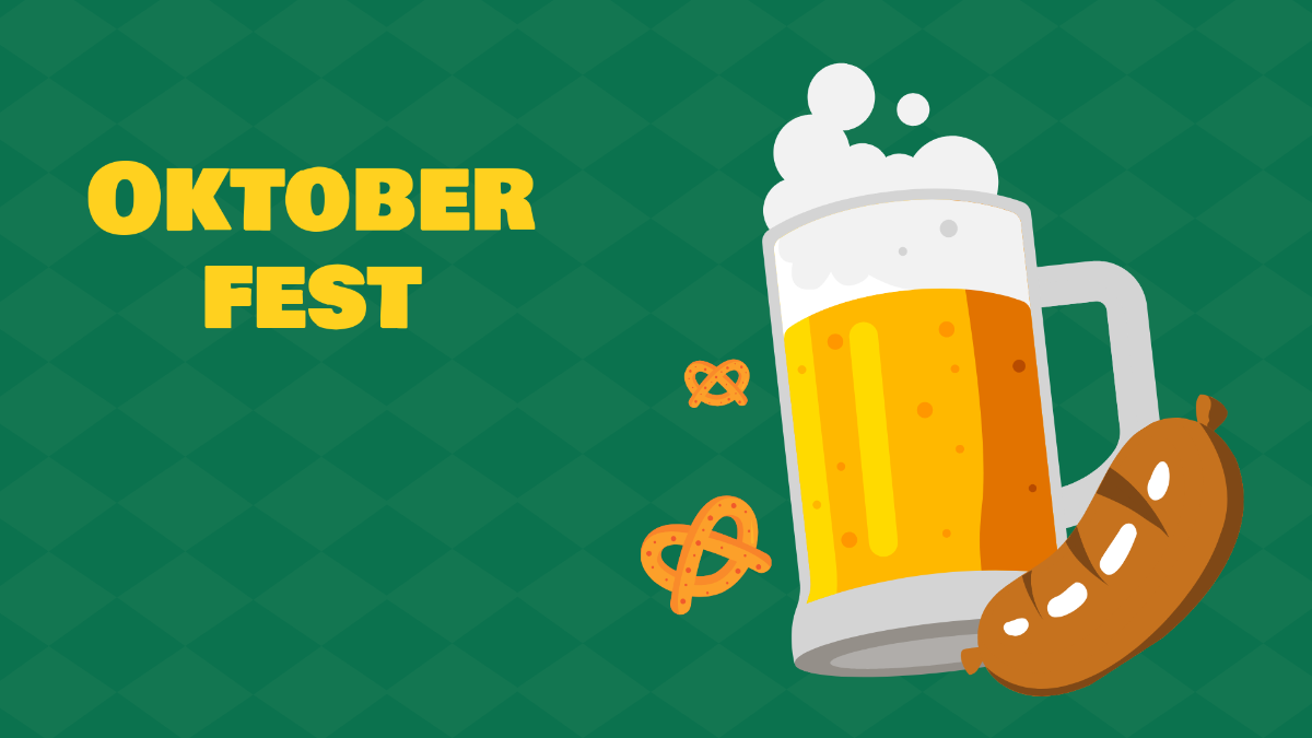 Blank Oktoberfest Event Background Template
