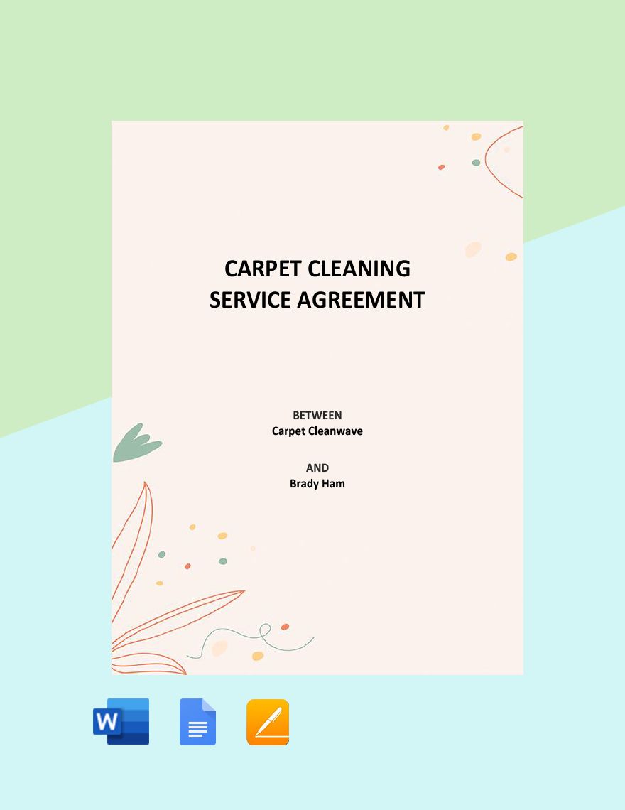 carpet-cleaning-service-agreement