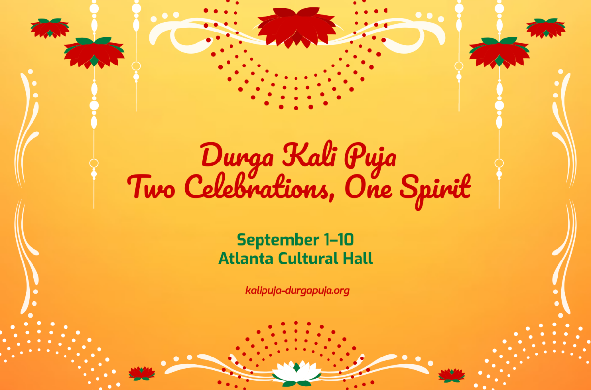 Free Yellow Durga Kali Puja Banner Template to Edit Online