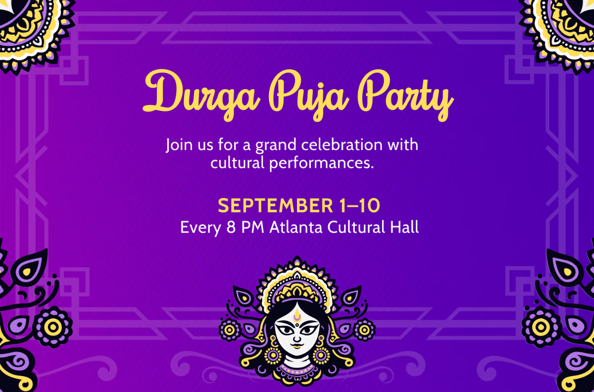 Free Unique Durga Puja Banner Template to Edit Online