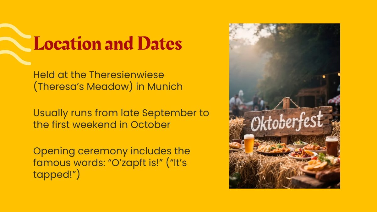 Free Oktoberfest Presentation Template to Edit Online
