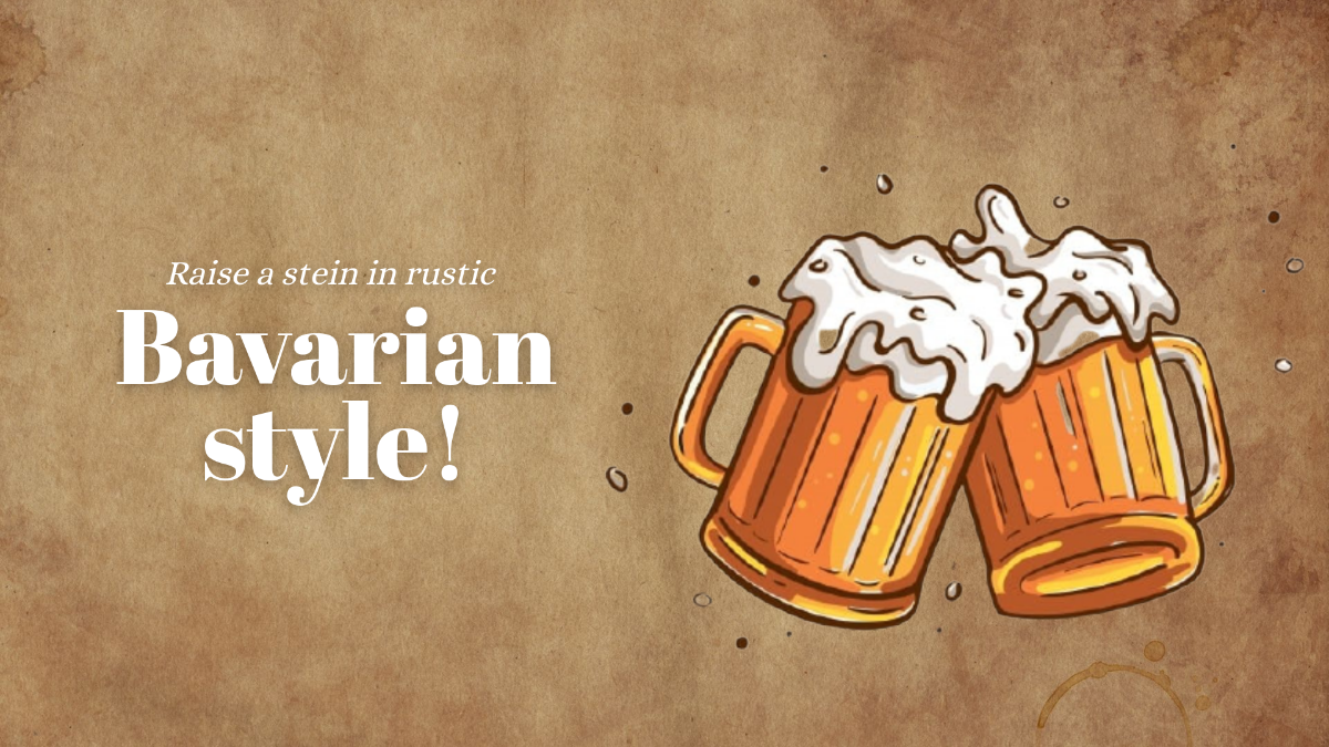 Free Rustic Oktoberfest Design Template to Edit Online