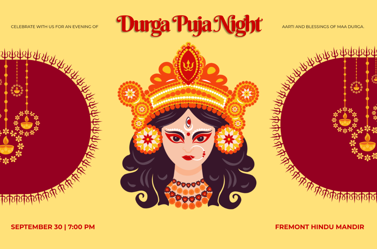 Free Durga Puja Maa Banner Design Template to Edit Online
