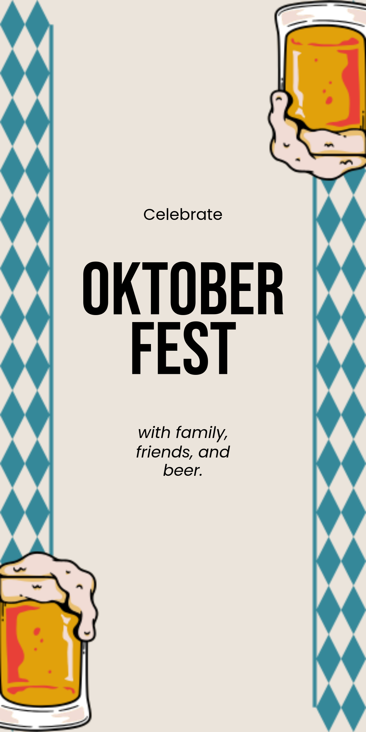 Modern Oktoberfest Banner Template to Download