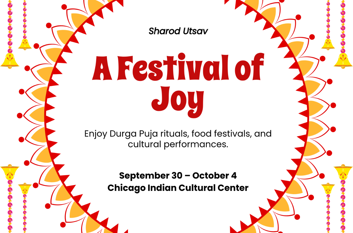 Free Durga Puja Festival Banner Template to Edit Online