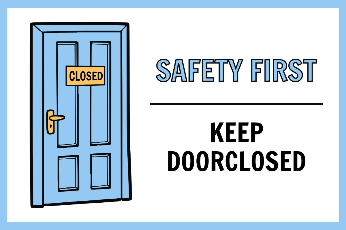 Free Keep Door Closed Template to Edit Online