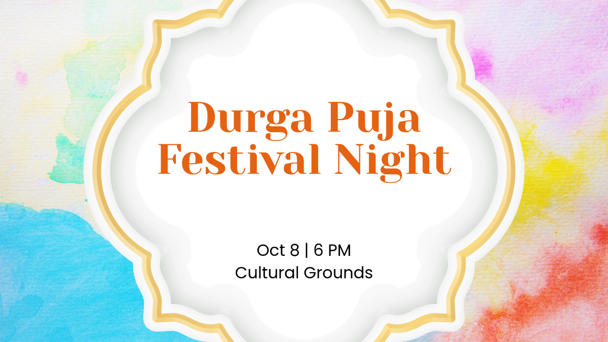 Free Colorful Durga Puja Poster Background Template to Edit Online