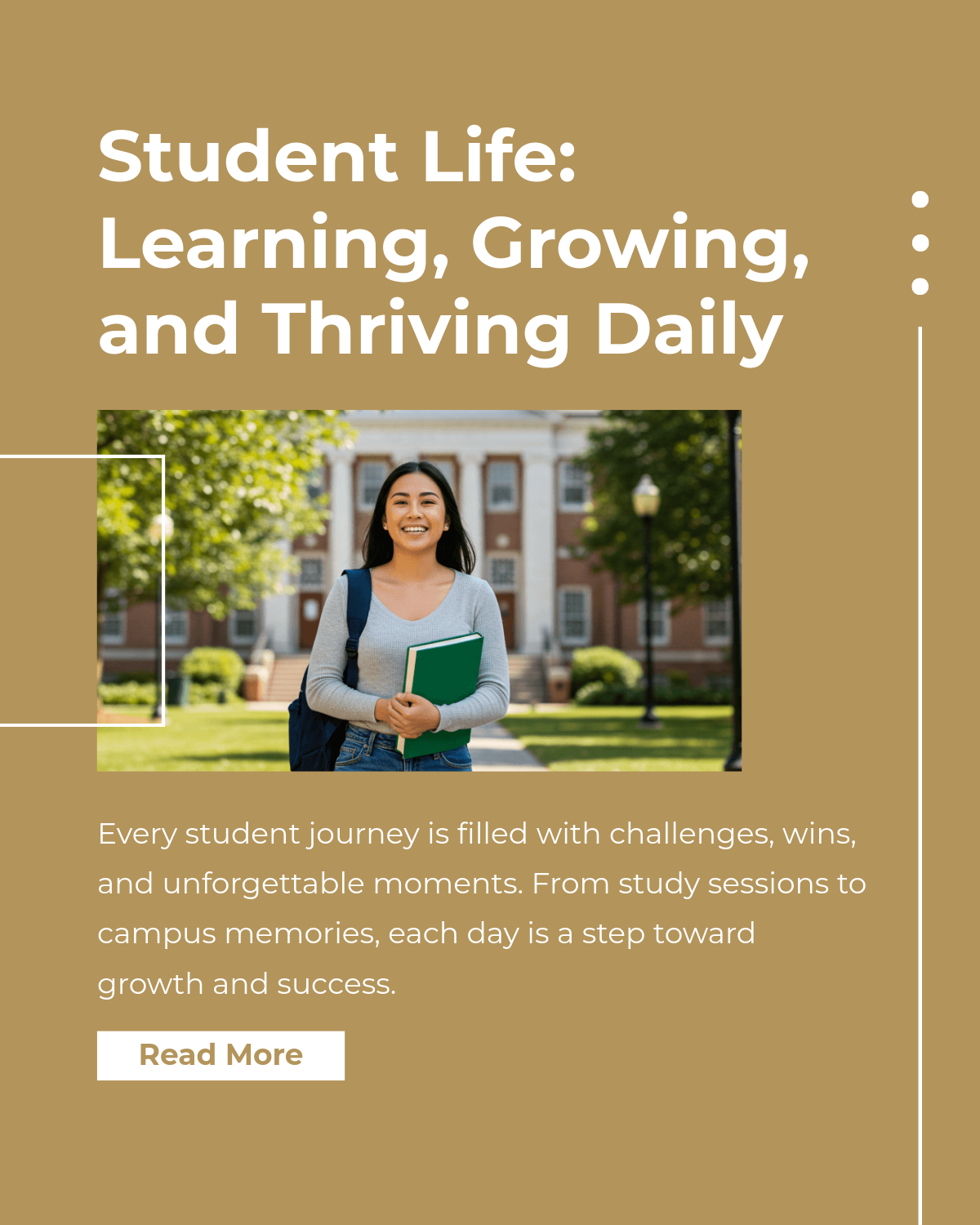 Free Student Facebook Post Template to Edit Online