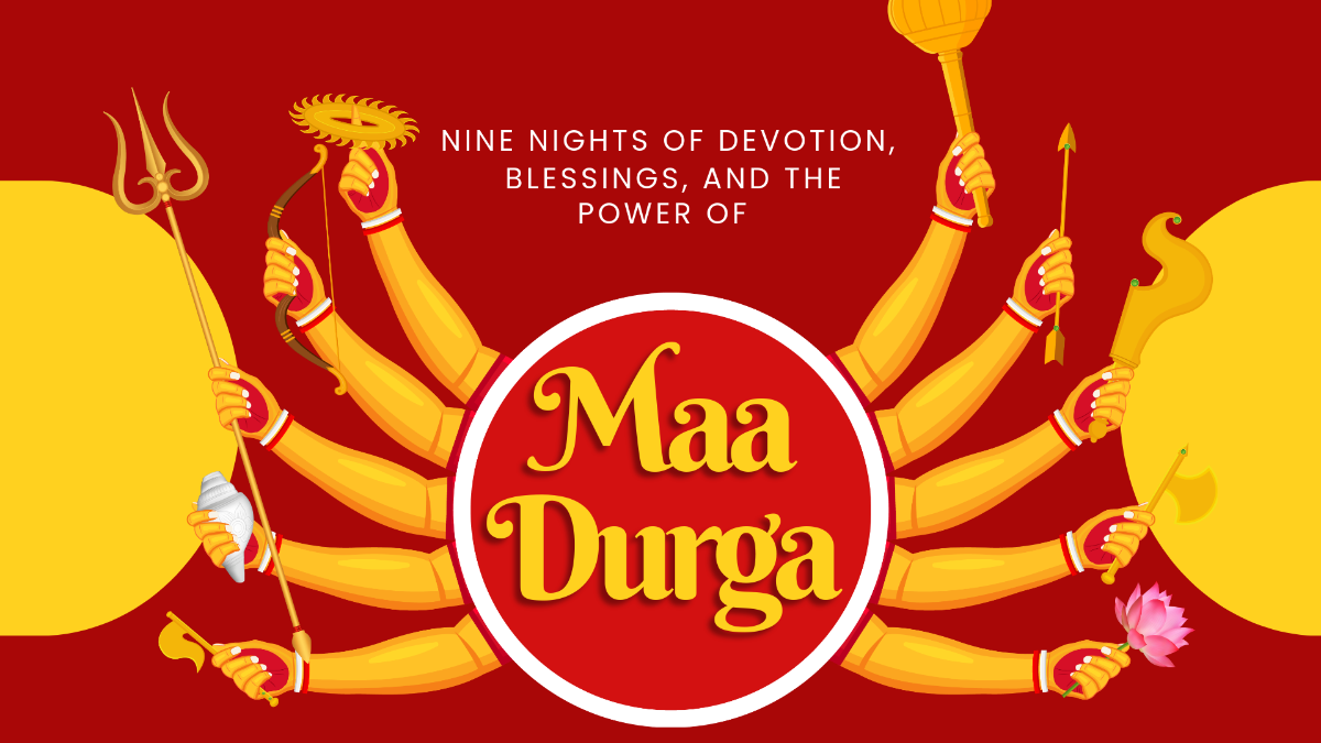Navratri Durga Puja Background Navratri Durga Puja Background