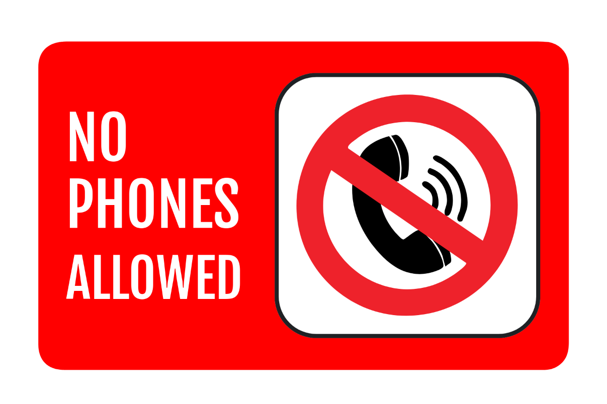 Free No Cell Phones Template to Edit Online