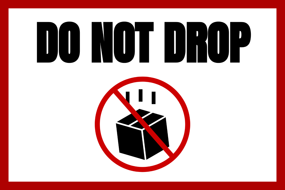 Free Do Not Drop Template to Edit Online