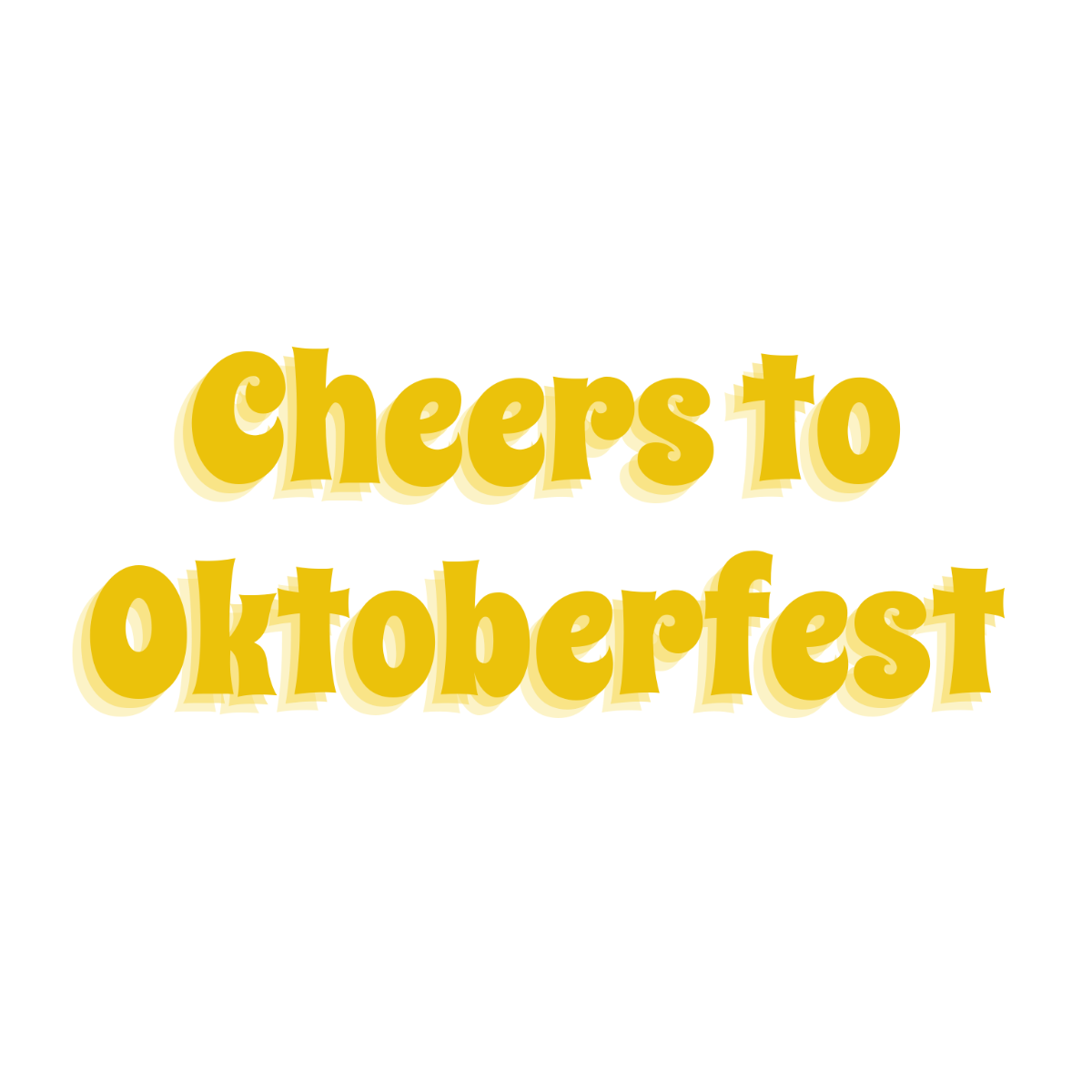 Free Gold Oktoberfest Typography Template to Edit Online