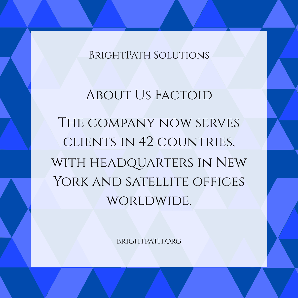 Free Business Factoid Template to Edit Online