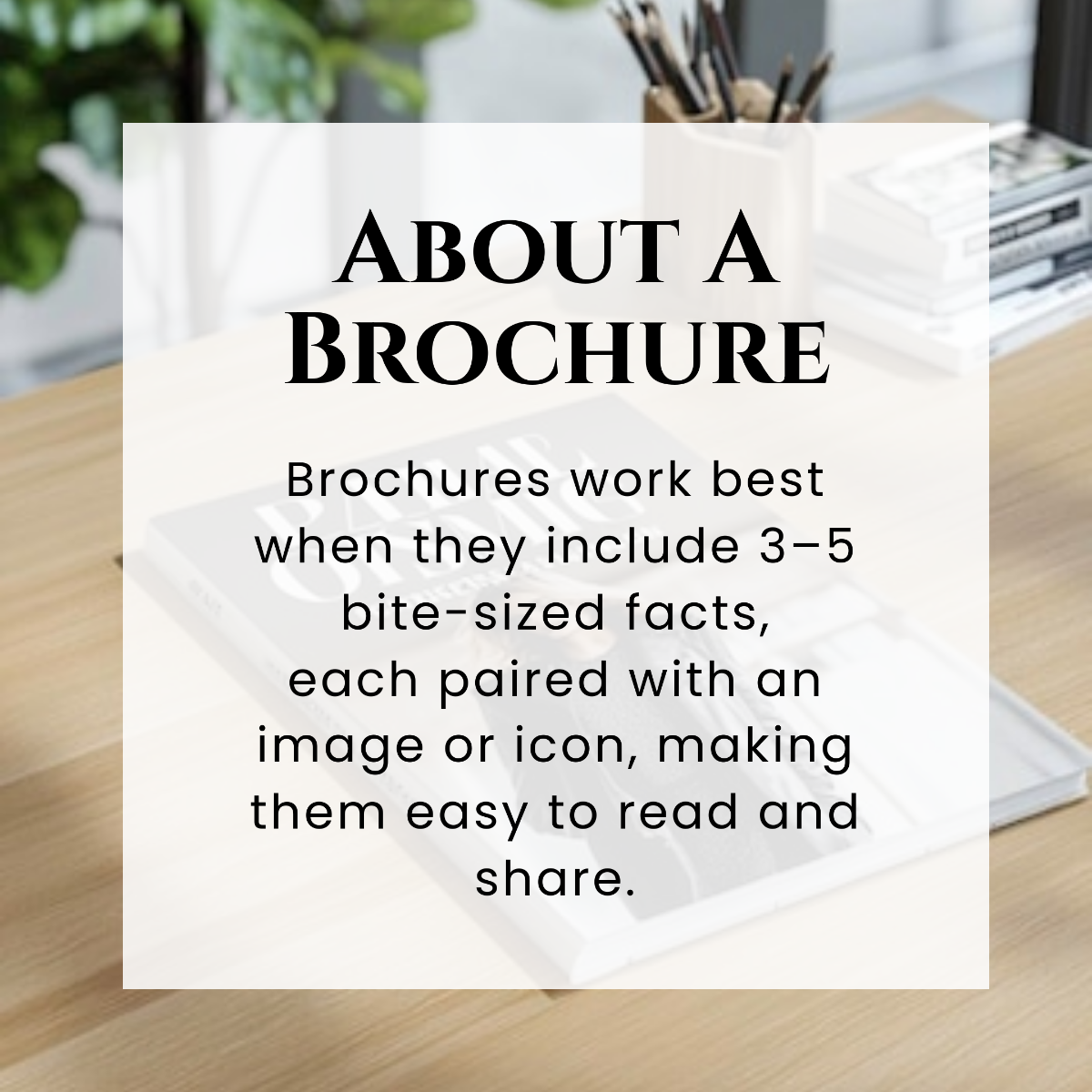 Free Factoid Brochure Template to Edit Online