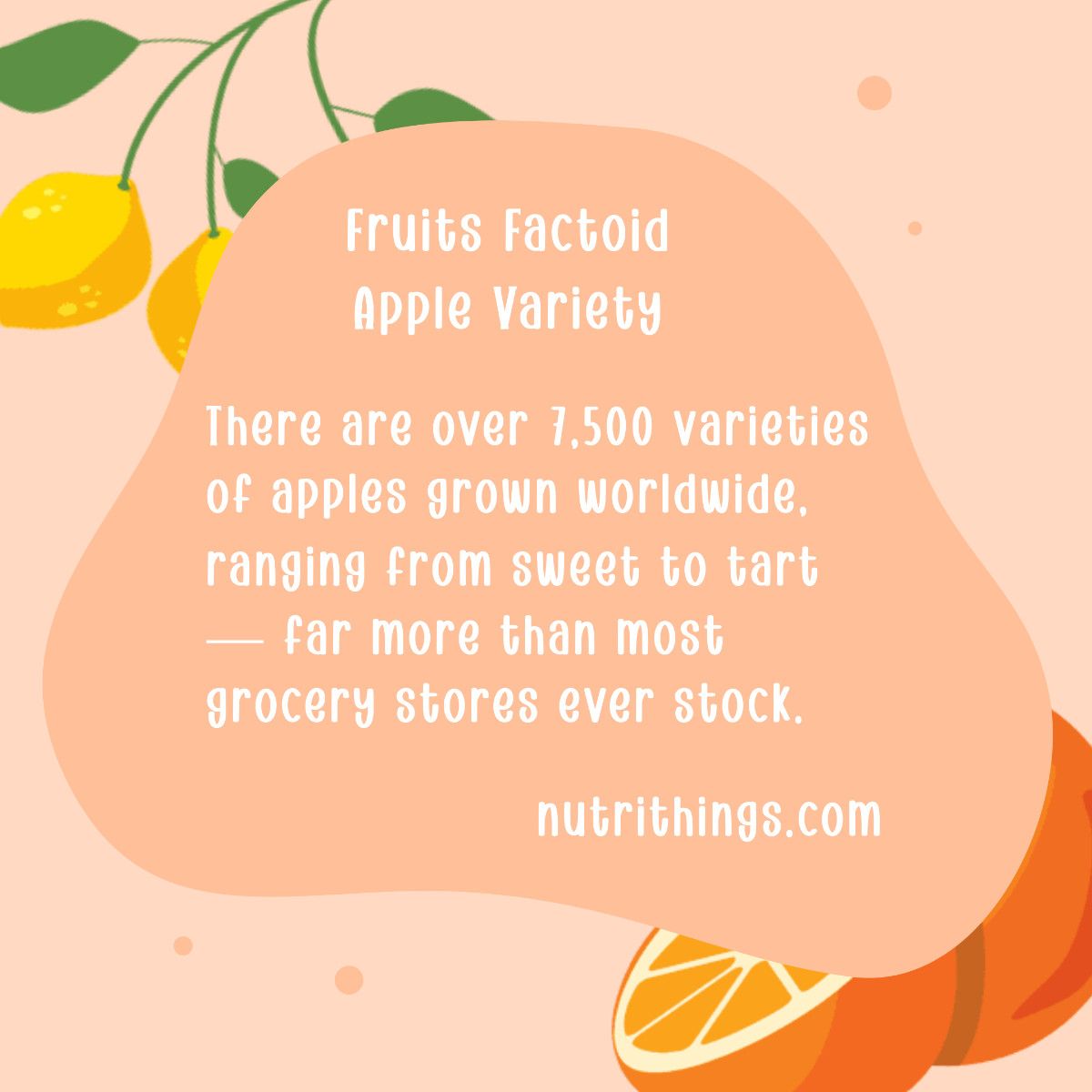 Free Fruits Factoid Template to Edit Online