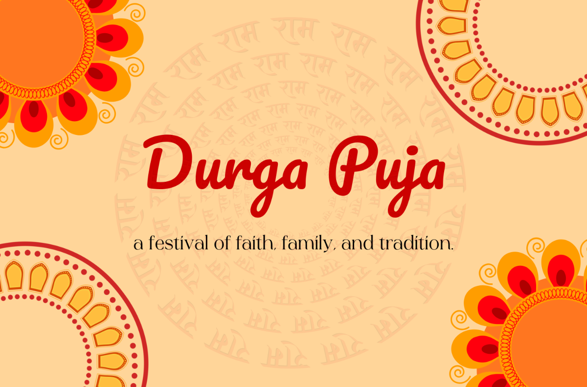 Free Modern Bengali Durga Puja Template to Edit Online