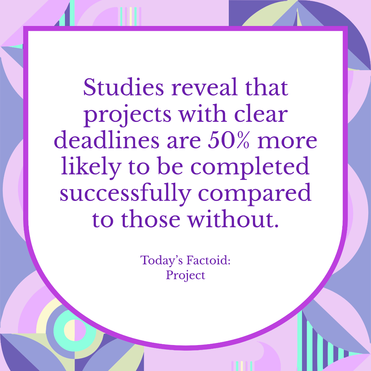 Free Project Factoid Template to Edit Online