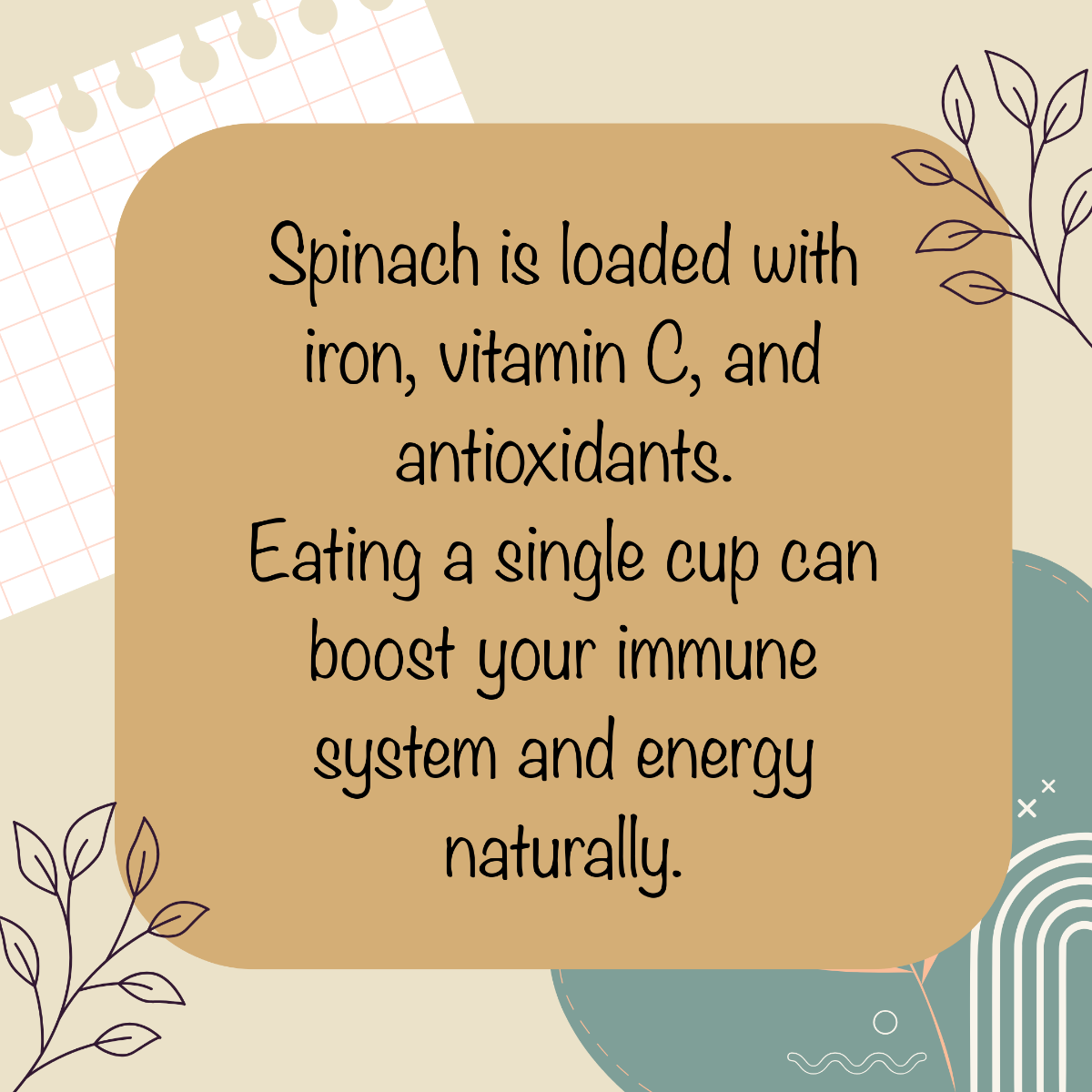 Free Aesthetic Nutritional Factoid Template to Edit Online