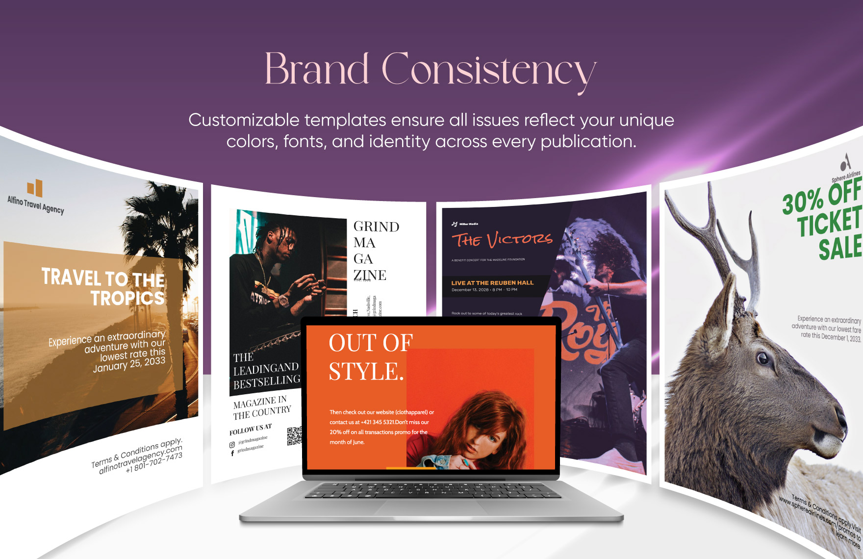 50+ Fashion Magazine Template Bundle