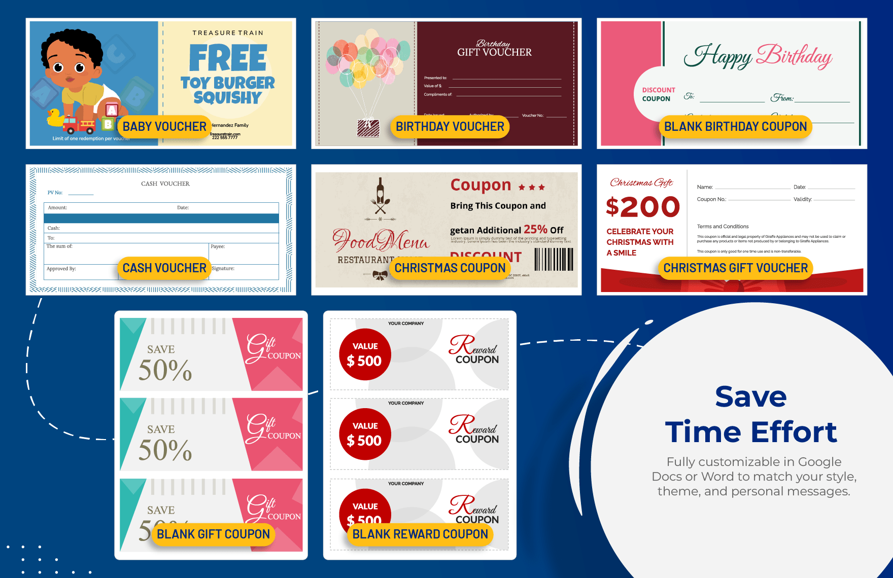 40+ Printable Coupon Book Template Bundle