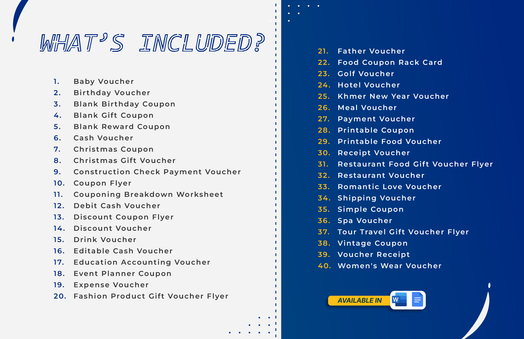 40+ Printable Coupon Book Template Bundle