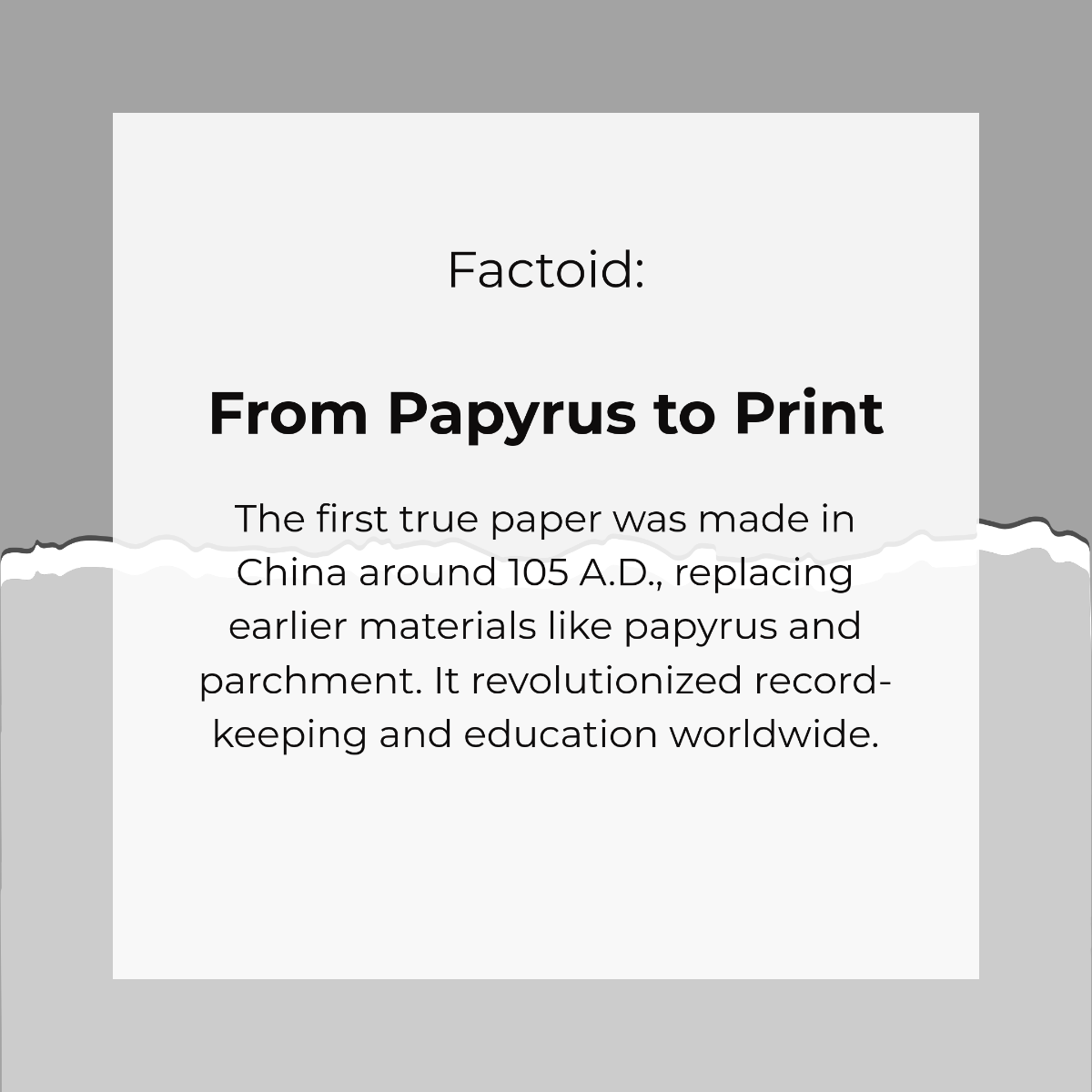 Free Factoid Paper Template to Edit Online