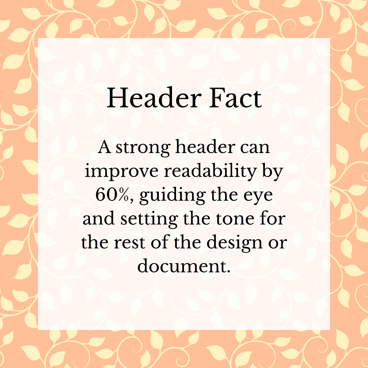 Free Factoid Header Design Template to Edit Online
