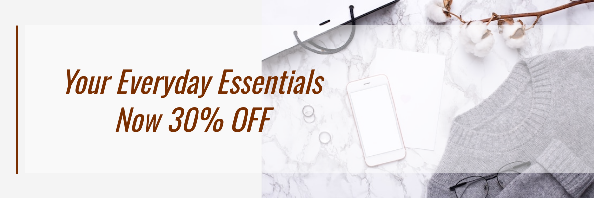 Free Minimalist Sale Shopify Banner Template to Edit Online