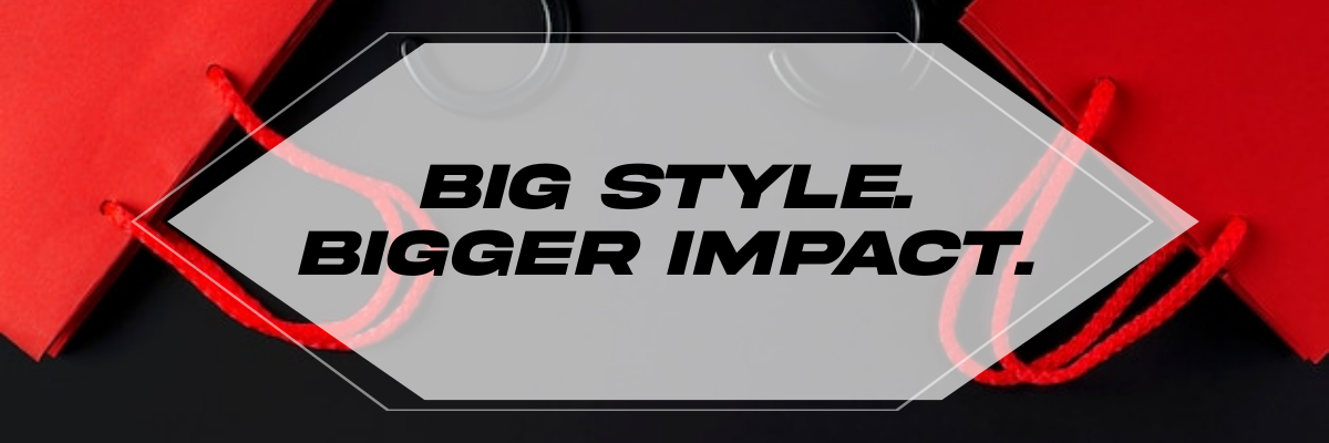 Free Bold Typography Shopify Banner Template to Edit Online