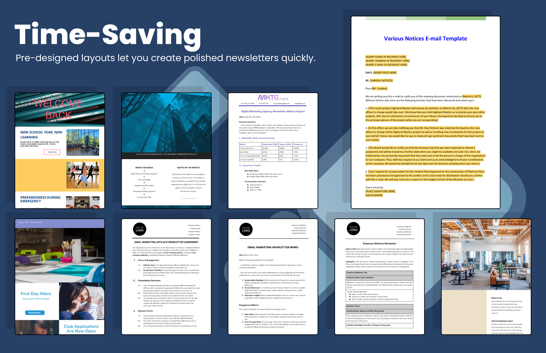 35+ Corporate Newsletter Template Bundle