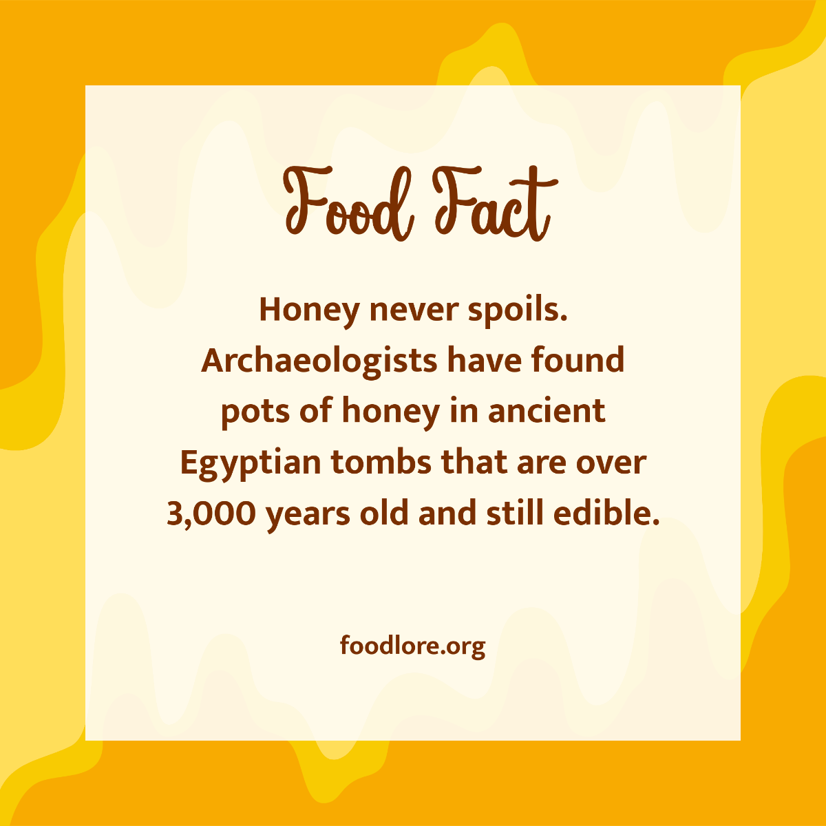 Free Food Factoid Template to Edit Online