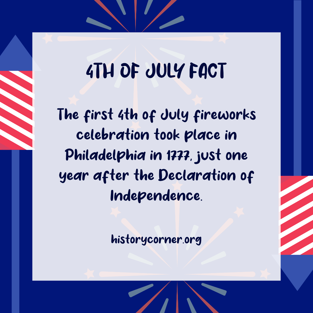 Free 4th of July Factoid Template to Edit Online