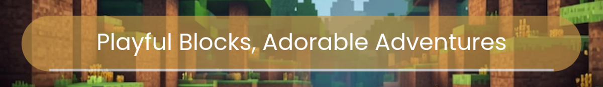 Cute Minecraft Banner