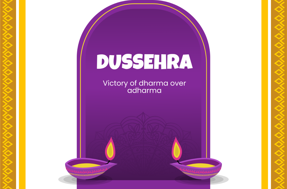 Dussehra Propaganda Banner Template to Download