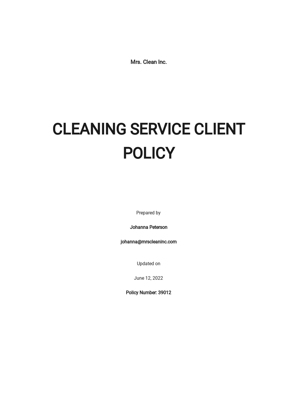 Cleaning Service Client Policy Template.jpe