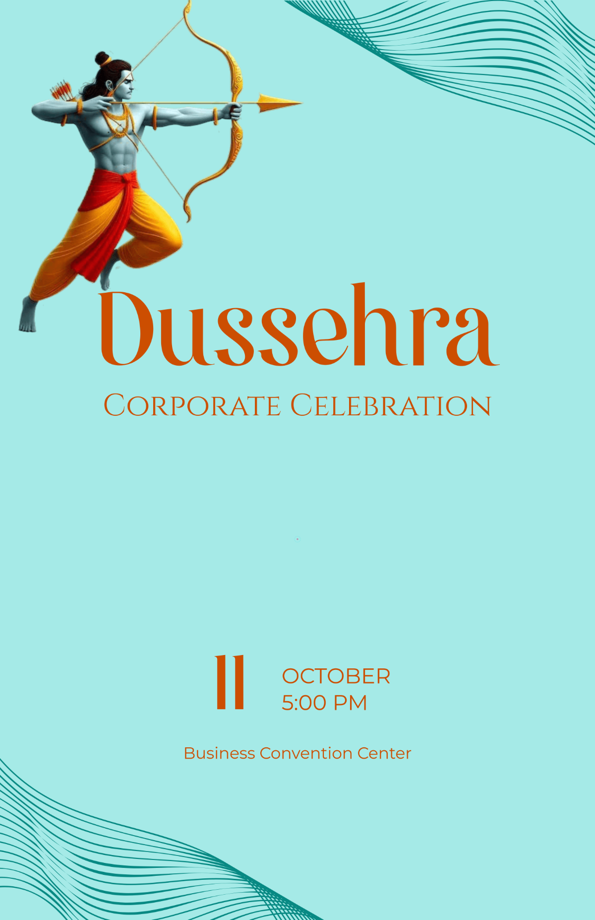 Free Professional Dussehra for Business Template to Edit Online