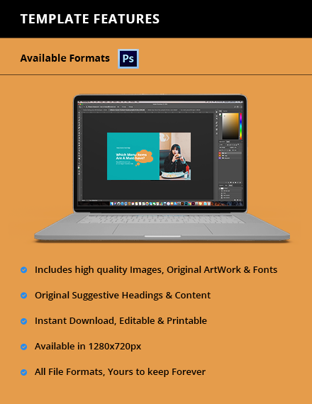 Free Menu Youtube Thumbnail Template to Edit Online