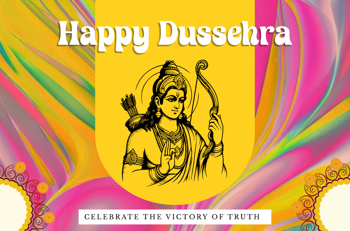Free Colorful Happy Dussehra Banner Template to Edit Online