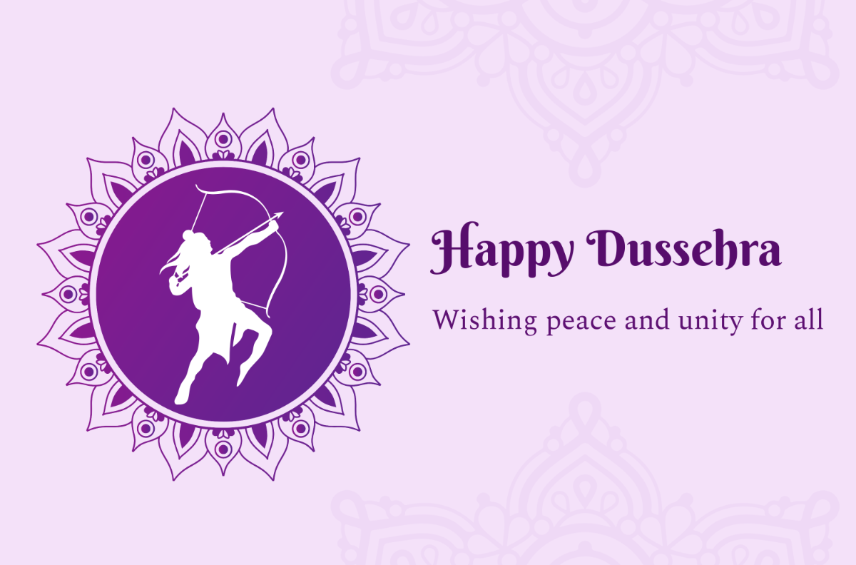 Free Simple Dussehra Political Banner Template to Edit Online