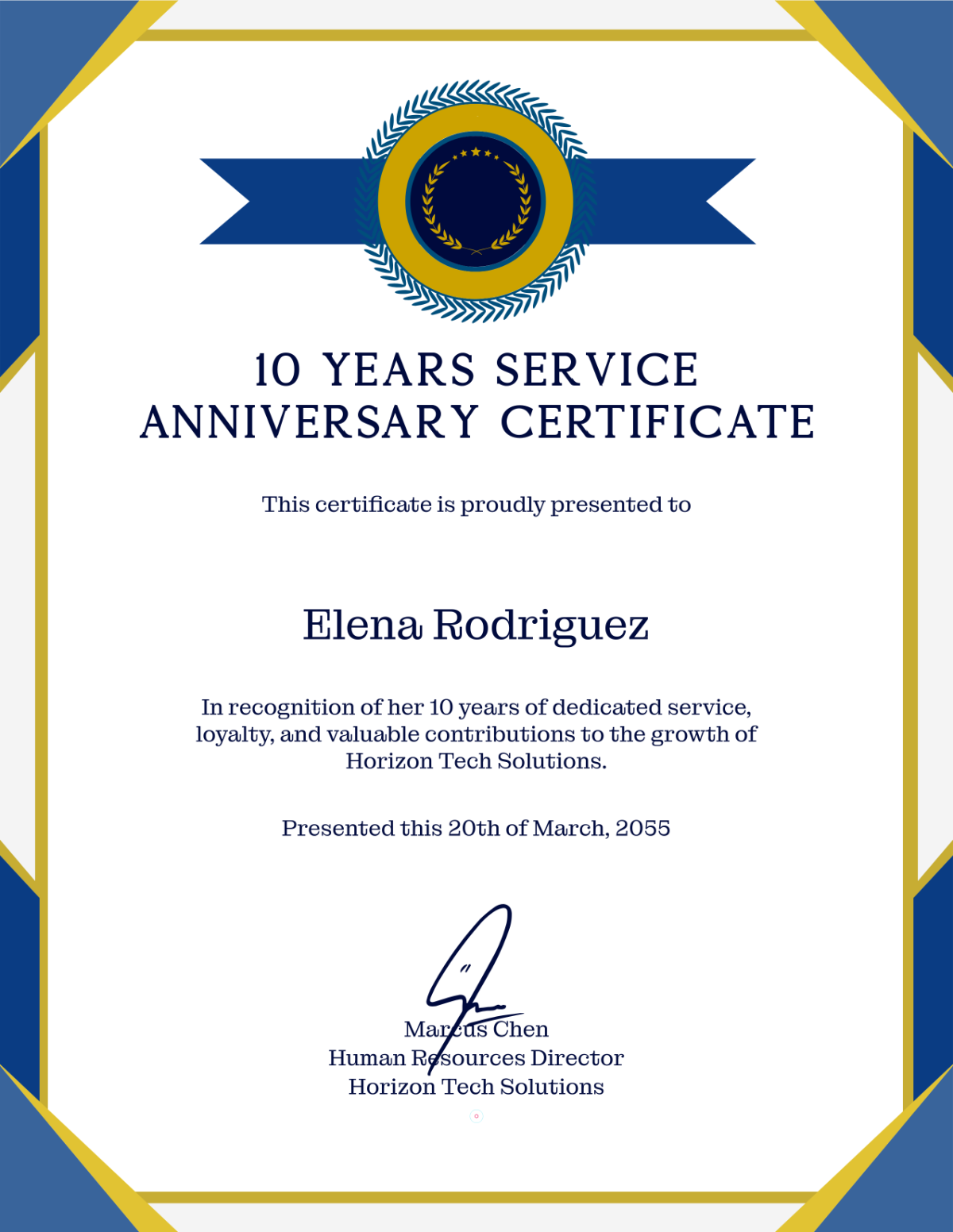 Free Anniversary Certificate Template to Edit Online
